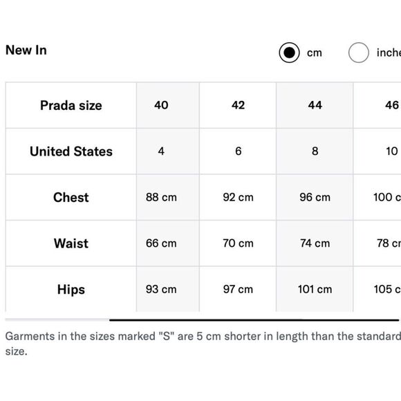 Prada Crisp White Poplin Tailored Ruffle Blue Navy Trim Shirt, 42/6 - Picture 11 of 11